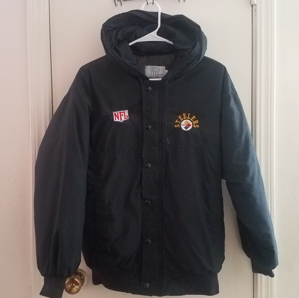 Vintage Steelers Starters Jacket 80's Size M